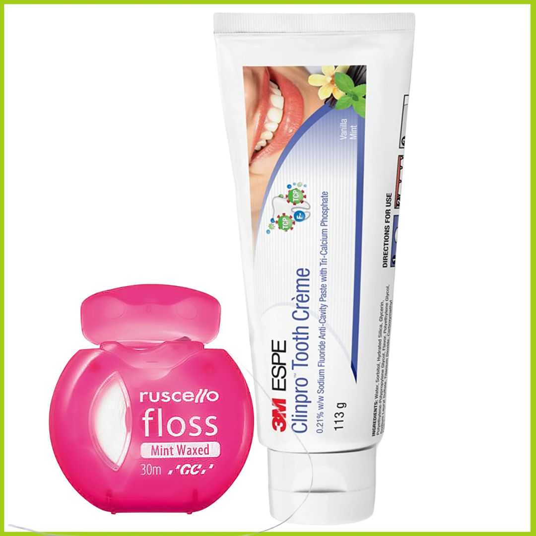 Bundle - Ruscello Floss & ClinPro Creme