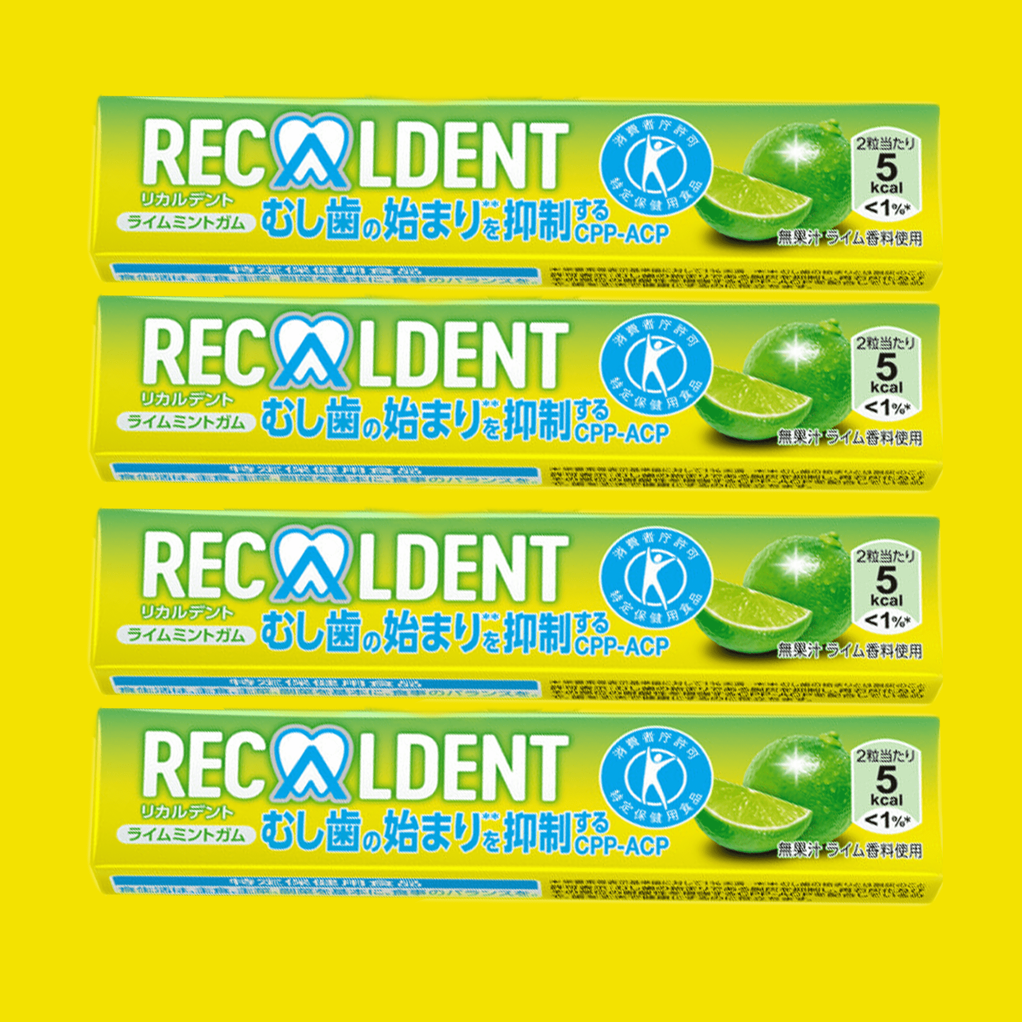 Recaldent Lime Sticks