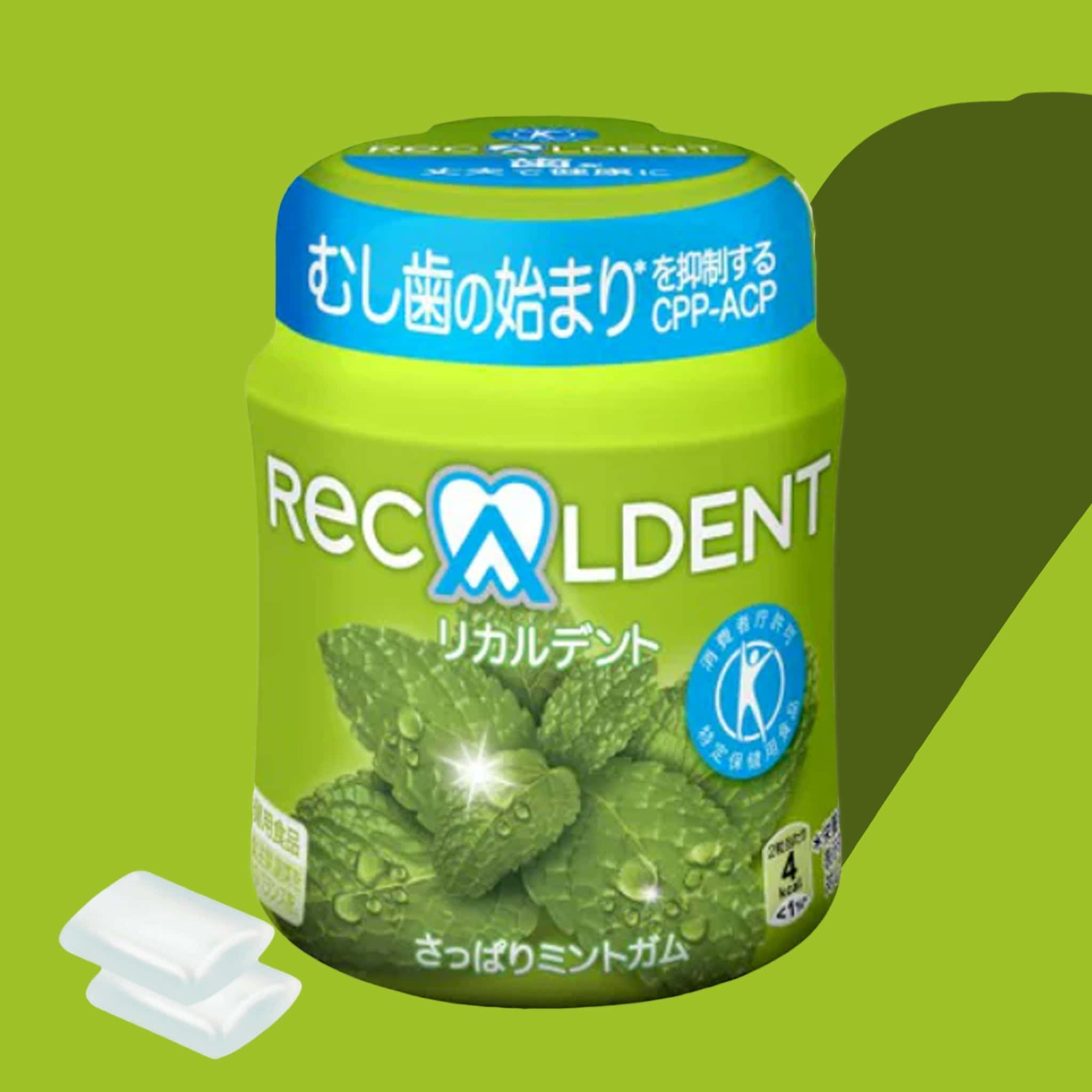Recaldent Gum (Mint Flavour)