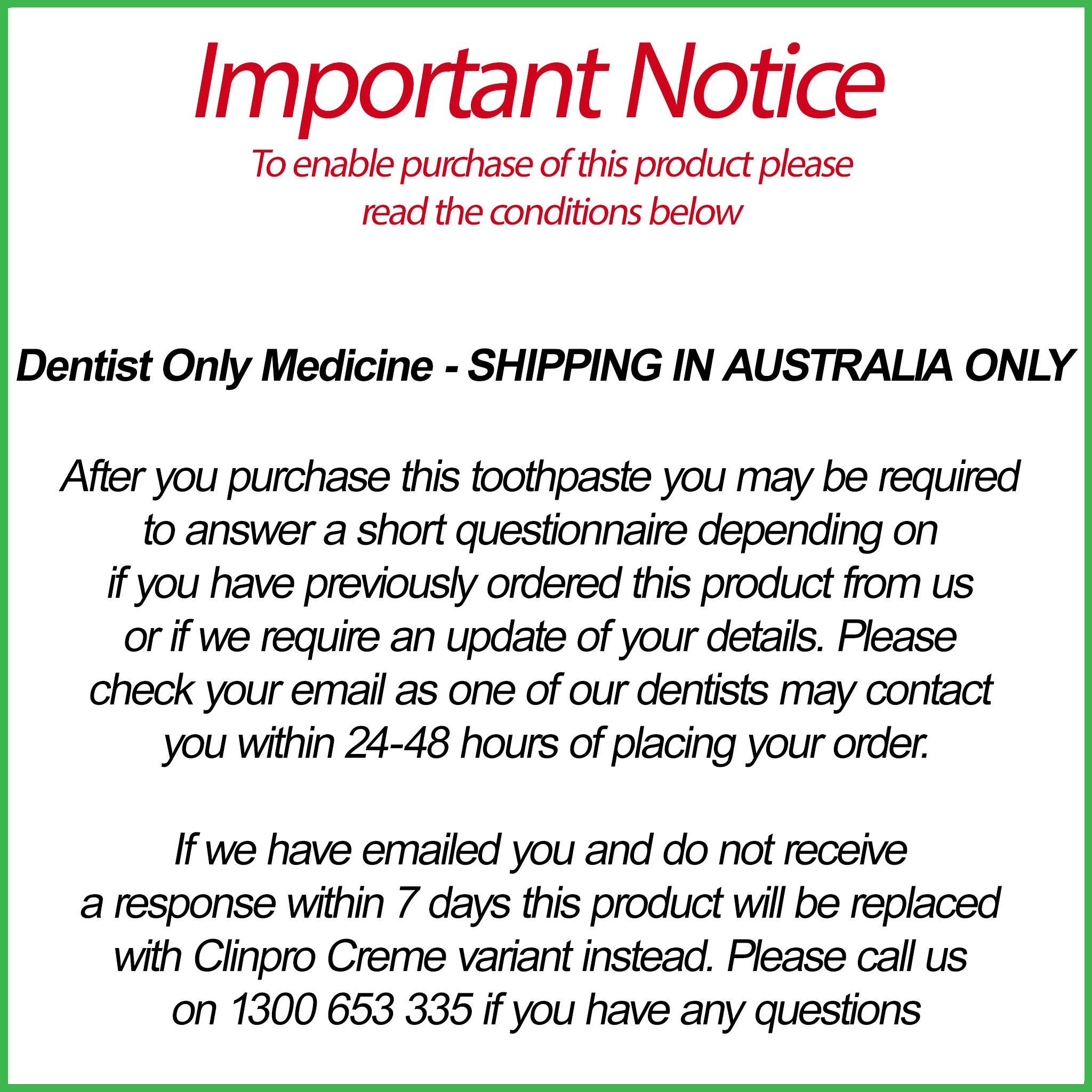 ClinPro Toothpaste 5000 (Read Notice)
