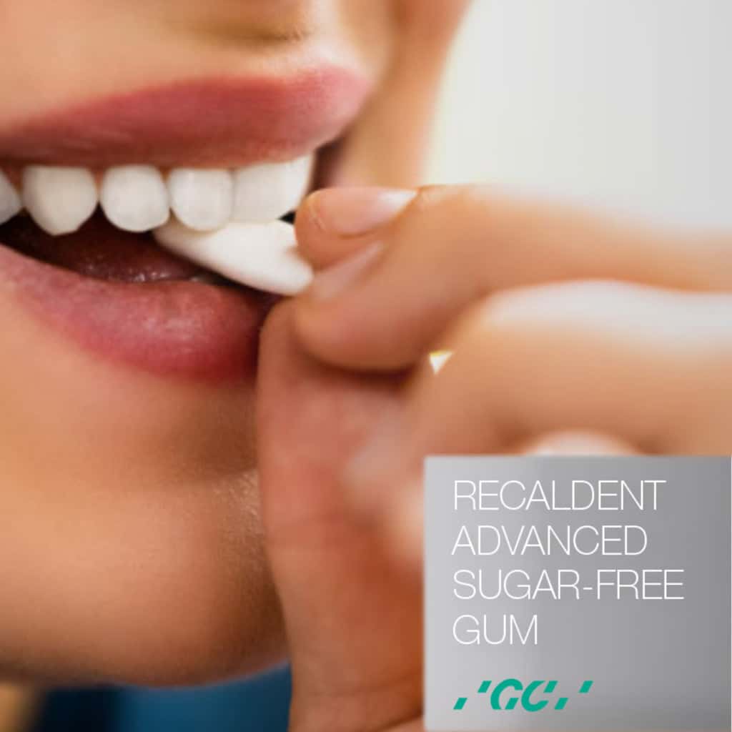 Recaldent advanced sugar free gum